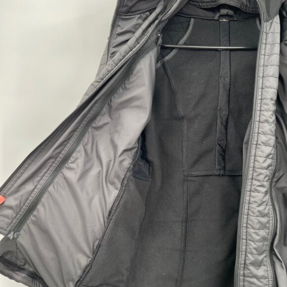 Lululemon Jacket FLEECY KEEN JACKET lll Reflective Winter Hoodie Black Size 8 - Picture 11 of 16